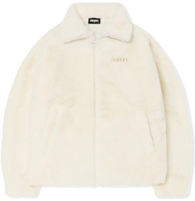 Nerdy FW22 字母Logo 拉鍊外套 中性款 - 奶油白 PNEW22KJ0402 Buy Nerdy FW22 字母Logo 拉鍊外套 中性款 - 奶油白 PNEW22KJ0402