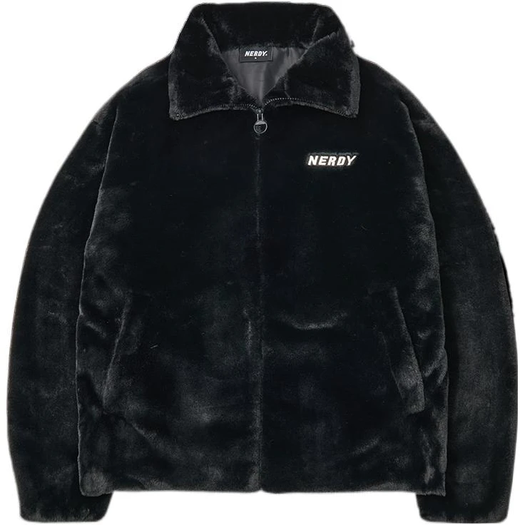 nerdy-fw-22-logo-print-zip-up-jacket-unisex-black-pnew-22-kj-0401
