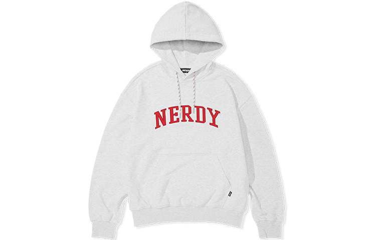 Nerdy FW22 Oversized Logo Sweatshirt Unisex Cold White PNEF22KE1246