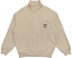 Nerdy FW22 Unisex Solid Color Waffle Mock Neck Sweatshirt Beige PNEC22KC1502 Nerdy FW22 Unisex Solid Color Waffle Mock Neck Sweatshirt Beige PNEC22KC1502