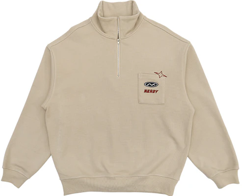 Nerdy FW22 男女同款素色蜂巢紋高領衛衣 米色 PNEC22KC1502 Buy Nerdy FW22 男女同款素色蜂巢紋高領衛衣 米色 PNEC22KC1502