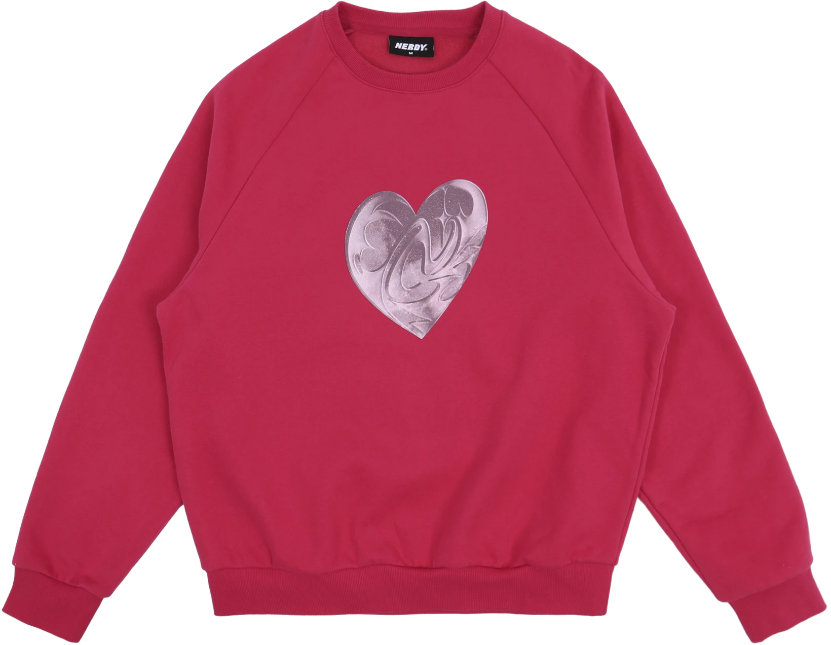 nerdy-heart-digital-print-sweatshirt-unisex-pink-pned-23-sw-0709