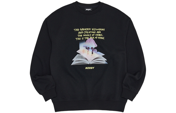 Nerdy Ideal Nation Sweatshirt Unisex Black PNES22KC1301