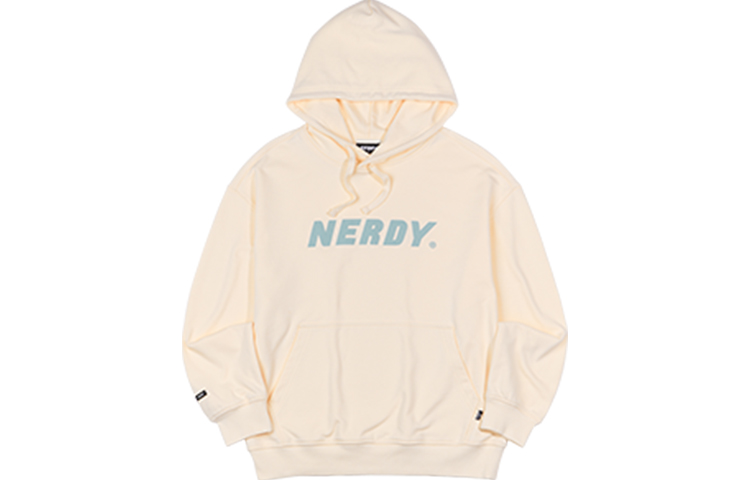 Nerdy Letter Logo Printed Hoodie Unisex PNEF21KE11