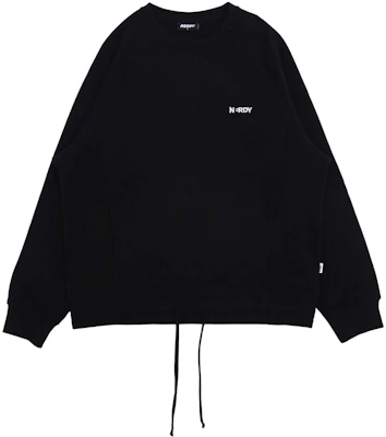 潮流字母刺繡黑色圓領長袖衛衣 男女款 PNED23SW0101 Buy 潮流字母刺繡黑色圓領長袖衛衣 男女款 PNED23SW0101