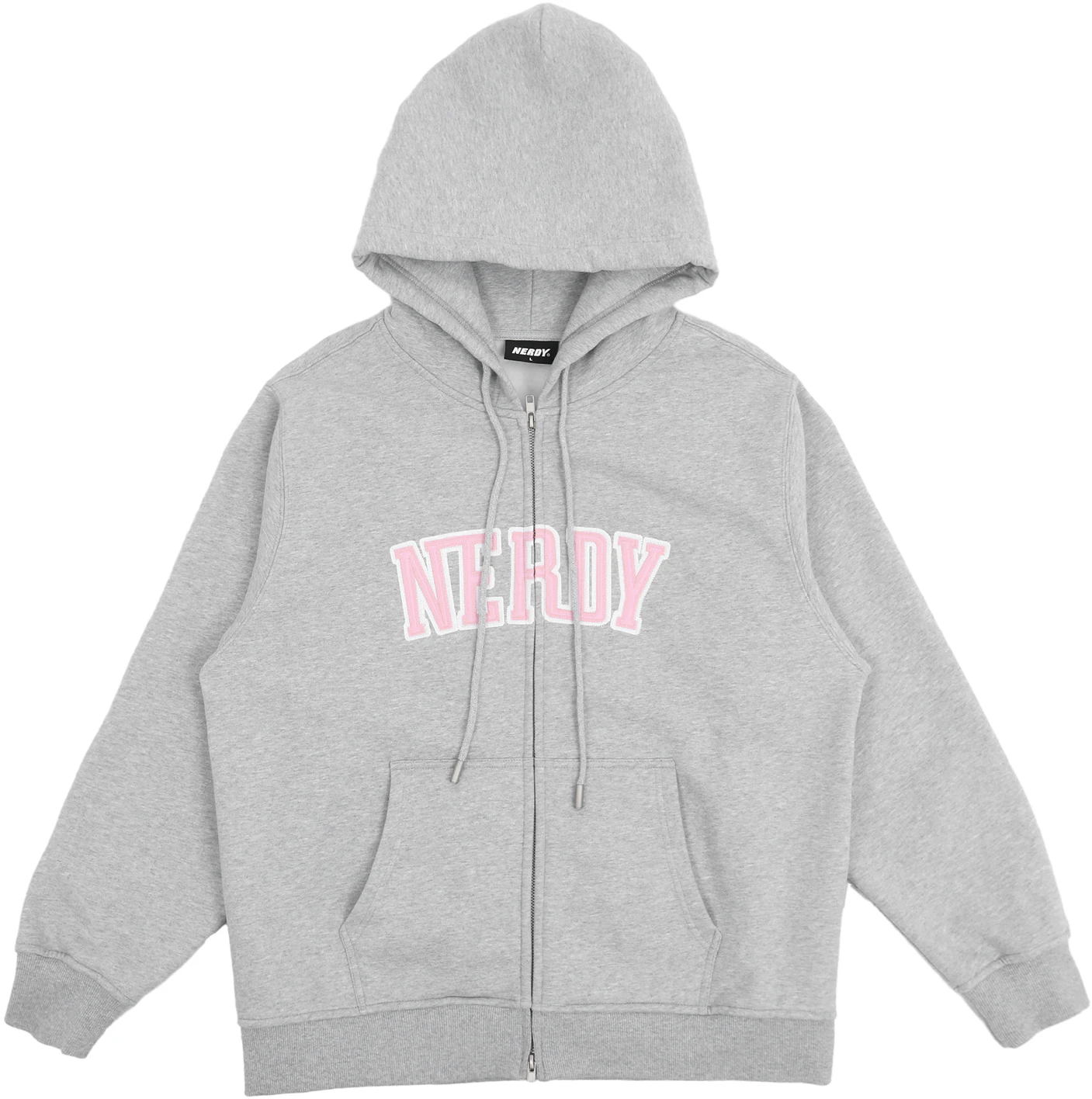 nerdy-letter-patch-loose-fit-hoodie-unisex-gray-pned-23-hd-0919