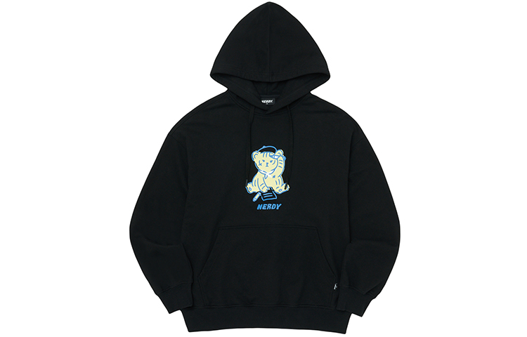 Nerdy Little Tiger Cartoon Hoodie Unisex Couples Style. PNES22KE19