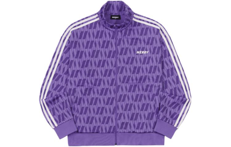 Nerdy Logo All-Over Print Track Jacket Unisex Purple PNES21KA211704