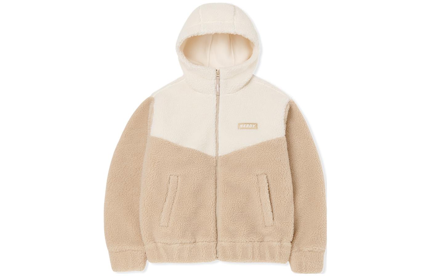 Nerdy Logo Patchwork Zip-Up Hoodie Jacket Unisex. PNEW22KJ0202