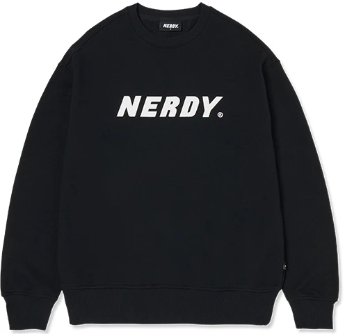 nerdy-logo-print-crewneck-pullover-sweatshirt-unisex-black-pnes-23-kc-0301