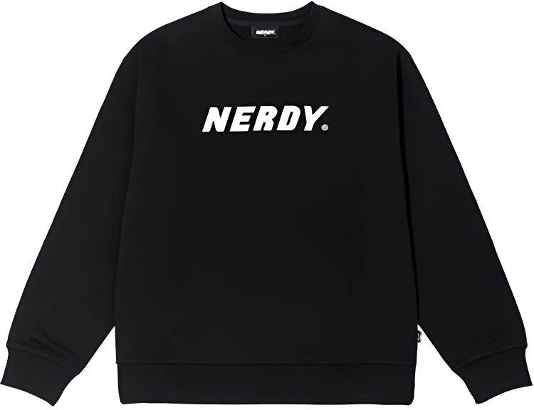 nerdy-logo-print-crewneck-pullover-sweatshirt-unisex-black-pnes-20-kc-1501