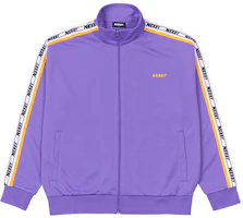 Nerdy Logo Print Double Stripe Jacket Unisex Purple PNEF20KA0117 Nerdy Logo Print Double Stripe Jacket Unisex Purple PNEF20KA0117