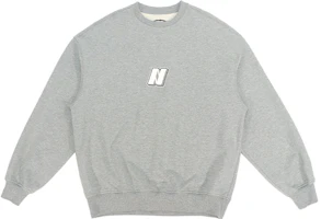 Nerdy Logo Solid Pullover Sweatshirt Unisex Grey - Fall Collection PNEC22KC1319 Nerdy Logo Solid Pullover Sweatshirt Unisex Grey - Fall Collection PNEC22KC1319