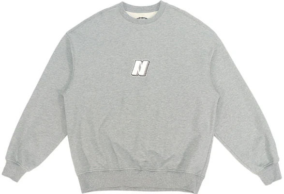 Nerdy Logo純色灰色圓領男女款衛衣 - 秋季系列 PNEC22KC1319 Buy Nerdy Logo純色灰色圓領男女款衛衣 - 秋季系列 PNEC22KC1319