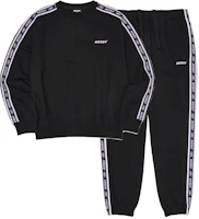 Nerdy Logo Sweatshirt and Jogger Set Unisex BLACK KNEKRA3386-B25 Nerdy Logo Sweatshirt and Jogger Set Unisex BLACK KNEKRA3386-B25