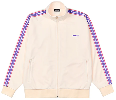 Nerdy Logo Zip-Up Track Jacket Unisex Off-White - Perfect Gift Option PNEF20KA1802 Buy Nerdy Logo Zip-Up Track Jacket Unisex Off-White - Perfect Gift Option PNEF20KA1802
