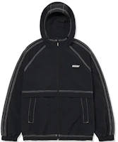 Nerdy NY Series Contrast Stitch Logo Hoodie Jacket Unisex Black PNES23WJ0201 Nerdy NY Series Contrast Stitch Logo Hoodie Jacket Unisex Black PNES23WJ0201