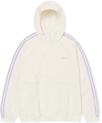 Nerdy NY系列雙線條Logo連帽外套 男女同款 奶油色 PNES23WJ0102 Buy Nerdy NY系列雙線條Logo連帽外套 男女同款 奶油色 PNES23WJ0102