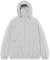 Nerdy NY Series Double Stripe Logo Hoodie Jacket Unisex Light Gray PNES23WJ0135 Nerdy NY Series Double Stripe Logo Hoodie Jacket Unisex Light Gray PNES23WJ0135