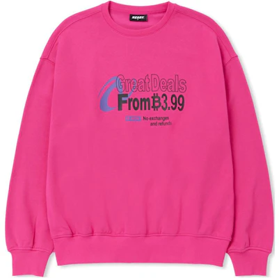 Nerdy Pink Letter Print Crewneck Pullover Sweatshirt Mens Casual Fit GREATDEALSHPKS Buy Nerdy Pink Letter Print Crewneck Pullover Sweatshirt Mens Casual Fit GREATDEALSHPKS