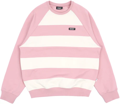 復古粉條紋Logo圓領長袖T恤 男女款 PNEC24SW0509 Buy 復古粉條紋Logo圓領長袖T恤 男女款 PNEC24SW0509