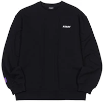 Nerdy Pure Color Couple Crewneck Pullover Casual Sweatshirt Black PNEF20KC0701 Nerdy Pure Color Couple Crewneck Pullover Casual Sweatshirt Black PNEF20KC0701