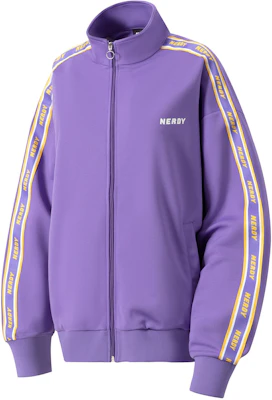 秋季版 Nerdy 紫色字母標誌條紋運動外套 男女通用 PNES20KA1417 Buy 秋季版 Nerdy 紫色字母標誌條紋運動外套 男女通用 PNES20KA1417