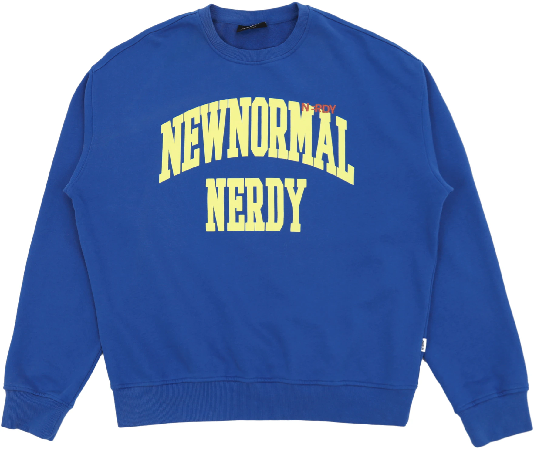 nerdy-royal-blue-letter-print-crewneck-pullover-sweatshirt-unisex-pned-23-sw-0226