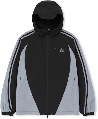 NERDY 拼色標誌印花連帽外套 男女同款 黑色 PNEF23JK0201 Buy NERDY 拼色標誌印花連帽外套 男女同款 黑色 PNEF23JK0201