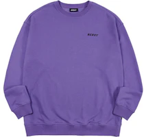 Nerdy SS21 Back Logo Pullover Sweatshirt Purple Unisex Casual Couple Style PNES21KC0717 Nerdy SS21 Back Logo Pullover Sweatshirt Purple Unisex Casual Couple Style PNES21KC0717