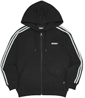 Nerdy SS22 Black Letter Print Zip-Up Hoodie Unisex PNES22KE0701 Nerdy SS22 Black Letter Print Zip-Up Hoodie Unisex PNES22KE0701