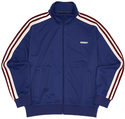 Nerdy SS22 糖果色拼接條紋運動外套 男女款 藍色 PNES22KA1616 Buy Nerdy SS22 糖果色拼接條紋運動外套 男女款 藍色 PNES22KA1616