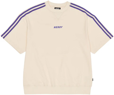 Nerdy SS22 奶油色短袖Logo衛衣 男女通用款 PNES22KG0702 Buy Nerdy SS22 奶油色短袖Logo衛衣 男女通用款 PNES22KG0702