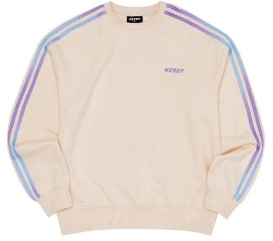 nerdy-ss-22-gradient-stripe-sweatshirt-unisex-cream-color-pnes-22-kc-1002