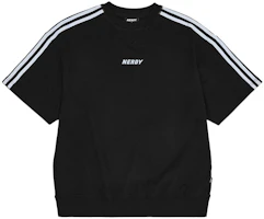 Nerdy SS22 Letter Logo Short Sleeve Sweatshirt Unisex BLACK PNES22KG0701 Nerdy SS22 Letter Logo Short Sleeve Sweatshirt Unisex BLACK PNES22KG0701