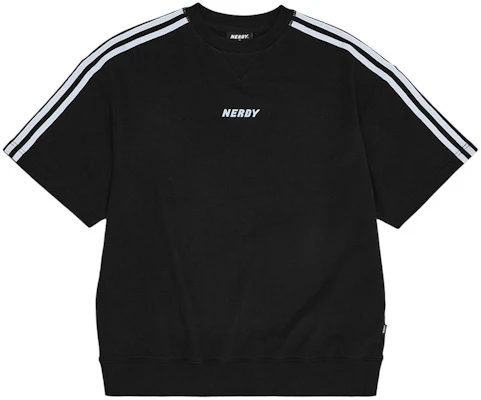 Nerdy SS22 字母標誌短袖衛衣 男女 黑色 PNES22KG0701 Buy Nerdy SS22 字母標誌短袖衛衣 男女 黑色 PNES22KG0701