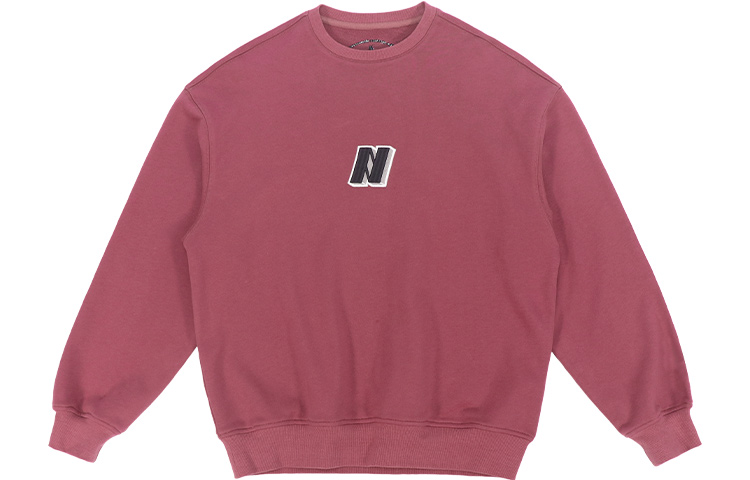 Nerdy SS22 Logo Pullover Sweatshirt Pink Unisex Autumn Edition PNEC22KC1309