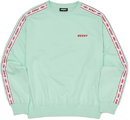 Nerdy SS22 薄荷綠側條紋Logo套頭衫 男女款 PNES22KC0812 Buy Nerdy SS22 薄荷綠側條紋Logo套頭衫 男女款 PNES22KC0812