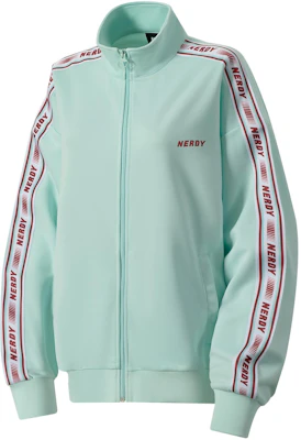 Nerdy SS22 薄荷綠側標運動外套 男女通用 PNES22KA0112 Buy Nerdy SS22 薄荷綠側標運動外套 男女通用 PNES22KA0112