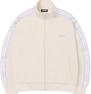 Nerdy SS23 格紋字母Logo寬鬆外套 米色 中性款 PNES23KA0202-1 Buy Nerdy SS23 格紋字母Logo寬鬆外套 米色 中性款 PNES23KA0202-1