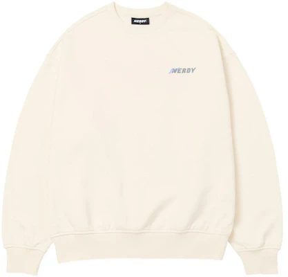 Nerdy SS23 字母印花中性圓領衛衣 米白色 PNEF22KC1702 Buy Nerdy SS23 字母印花中性圓領衛衣 米白色 PNEF22KC1702