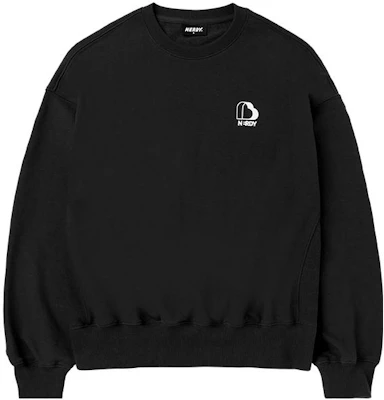 Nerdy SS23 標誌圖案純棉休閒男女衛衣 - 黑色 PNES23KC53 Buy Nerdy SS23 標誌圖案純棉休閒男女衛衣 - 黑色 PNES23KC53