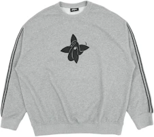 Nerdy SS24 Jasmine Milky White Geometric Crewneck Sweatshirt Unisex Grey PNEC24SW0819 Nerdy SS24 Jasmine Milky White Geometric Crewneck Sweatshirt Unisex Grey PNEC24SW0819