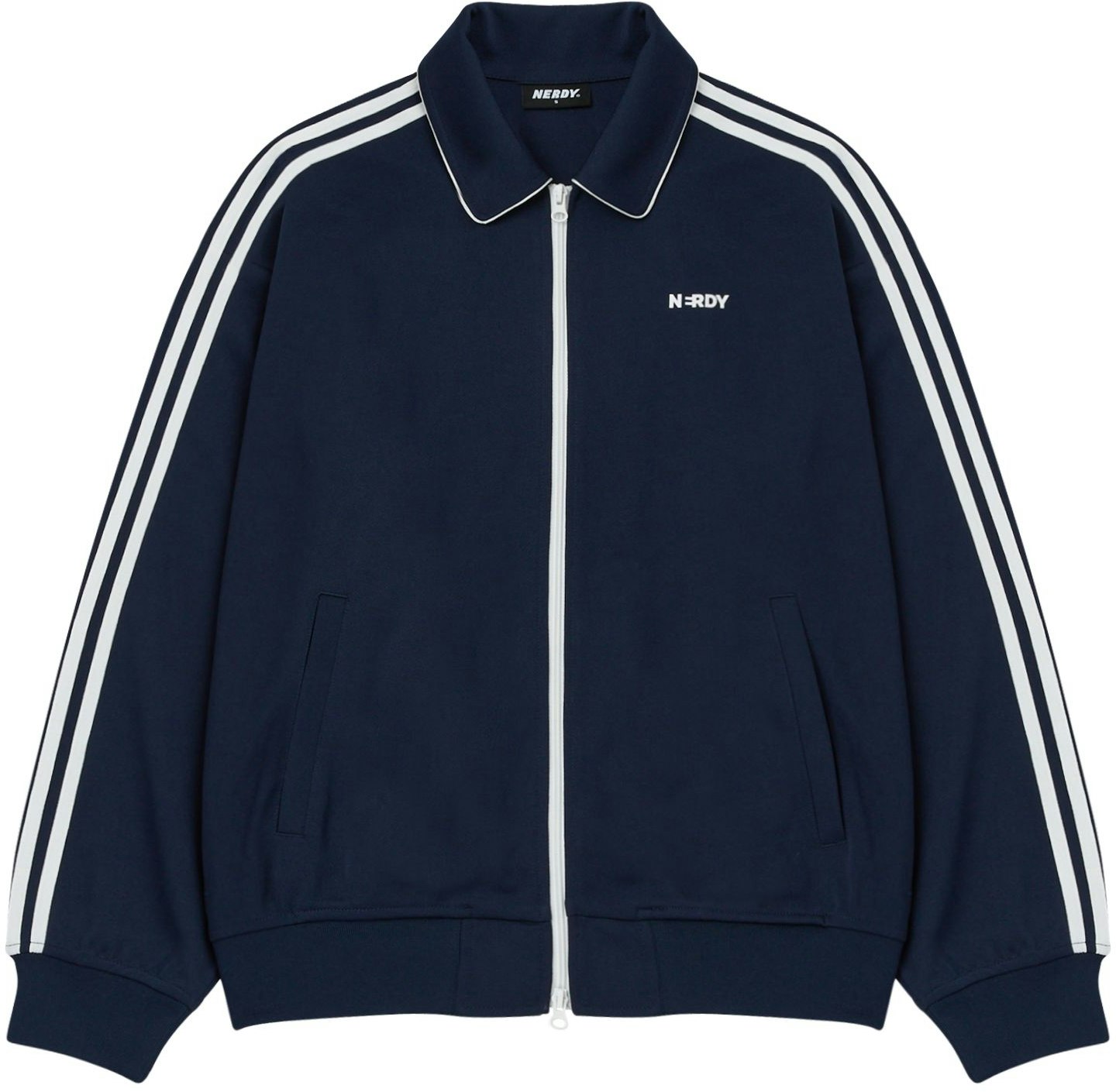 nerdy-ss-24-letter-logo-zip-jacket-unisex-deep-blue-pnes-24-tr-0316