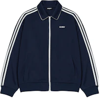 Nerdy SS24 Letter Logo Zip Jacket Unisex - Deep Blue PNES24TR0316 Nerdy SS24 Letter Logo Zip Jacket Unisex - Deep Blue PNES24TR0316