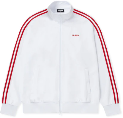 Nerdy SS24 White Letter Print Zip-Up Jacket Unisex PNES24TR0200 Buy Nerdy SS24 White Letter Print Zip-Up Jacket Unisex PNES24TR0200