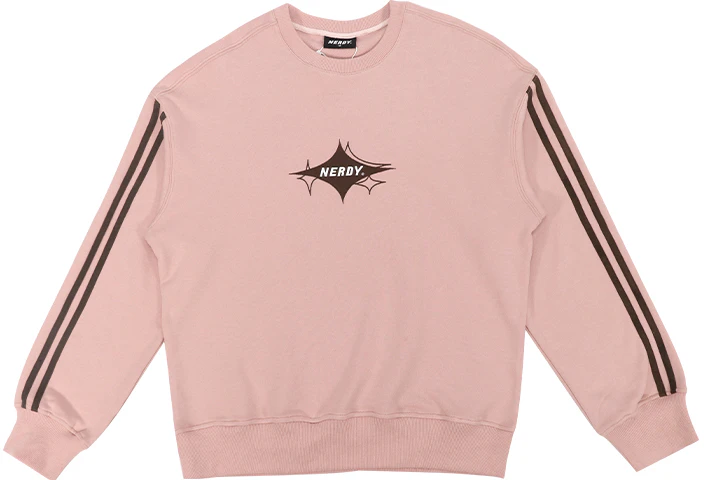 nerdy-star-logo-striped-loose-fit-pullover-sweatshirt-pink-unisex-pnec-22-kc-1609