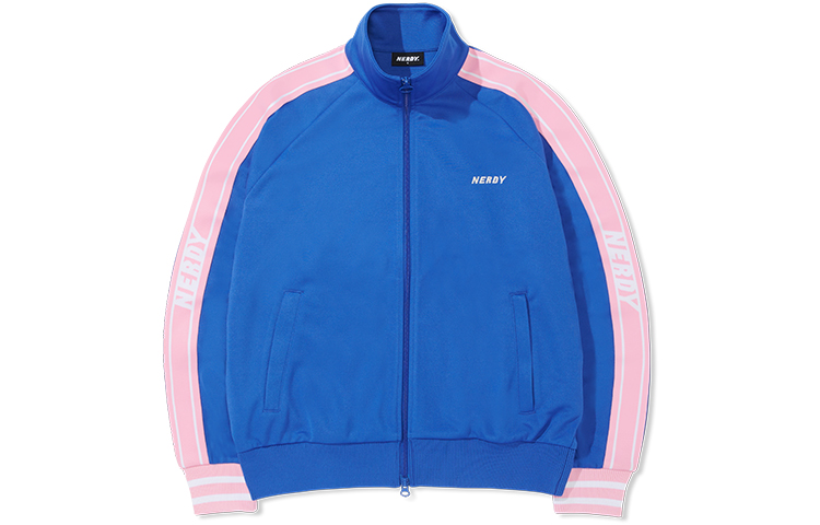 Nerdy Tape Casual Sports Jacket Unisex - Blue PNEF22KA0213