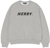 Nerdy Unisex Grey Pullover Sweatshirt with Solid Color Letter Print PNEF22KC2745 Nerdy Unisex Grey Pullover Sweatshirt with Solid Color Letter Print PNEF22KC2745
