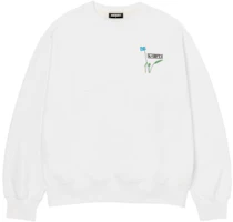 Nerdy Unisex White Crewneck Pullover Sweatshirt Casual Style PNEF22KC4200 Nerdy Unisex White Crewneck Pullover Sweatshirt Casual Style PNEF22KC4200